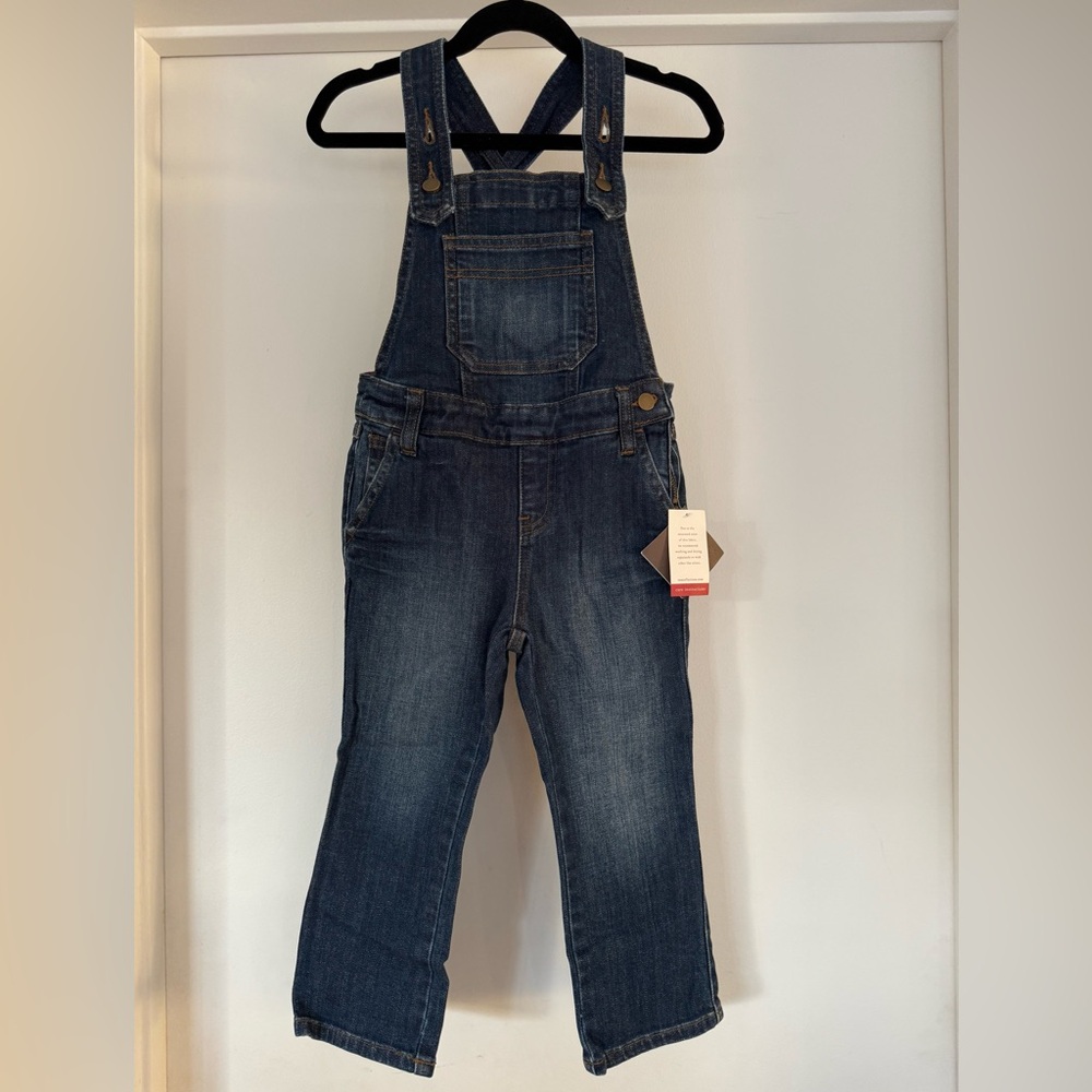 NEW Cute Kids Tea Denim Overalls